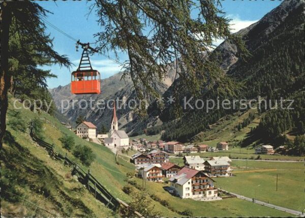 Seilbahn Sölden Ötztal Tirol