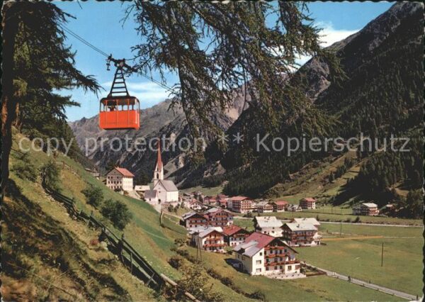 Seilbahn Sölden Ötztaler Gletscherbahn Tirol