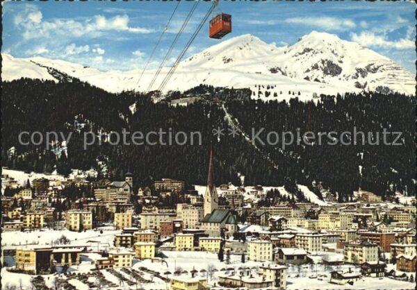 Seilbahn Davos Schatzalp Strelaberg Schiahörner
