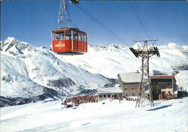 Seilbahn Corvatsch Oberengadin Mittelstation Son
