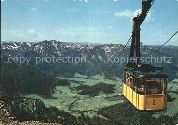 Seilbahn Wendelstein Rothwand Miesing Spitzingse