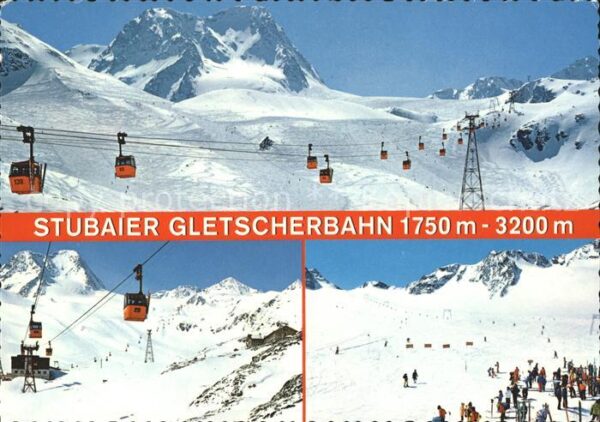 Seilbahn Stubaier Gletscherbahn Gletscherlift Sc