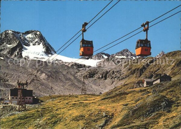 Seilbahn Stubaier Gletscherbahn Tirol Mittelstat