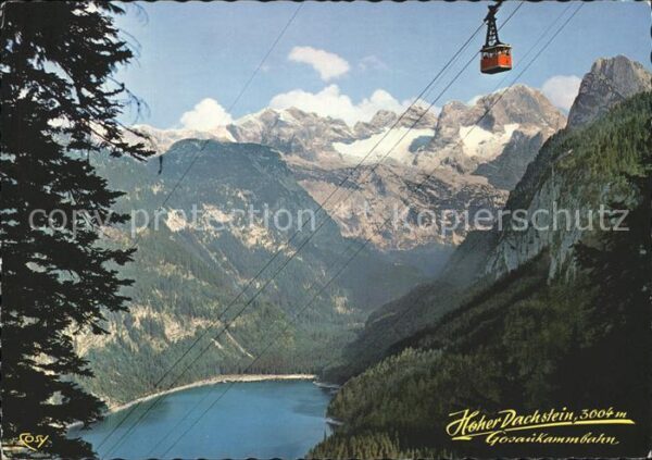 Seilbahn Gosaukamm Hoher Dachstein Gosau-See