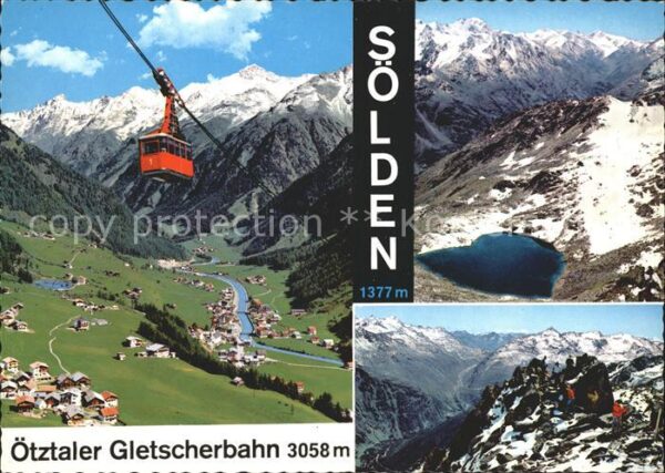 Seilbahn Ötztaler Gletscherbahn Sölden