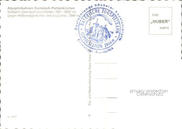 Seilbahn Bayerische Zugspitzbahn Garmisch-Parten – Bild 2