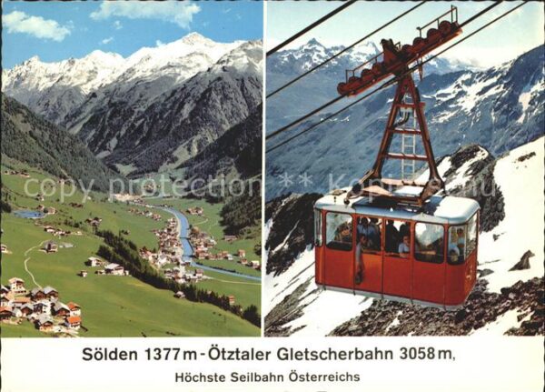 Seilbahn Sölden Ötztaler Gletscherbahn