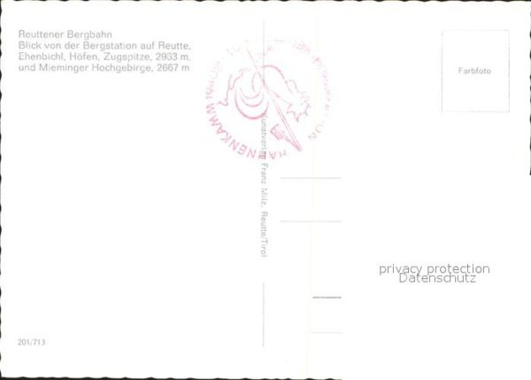 Seilbahn Reuttener Berbahn Reutte Ehenbichl Höfe – Bild 2