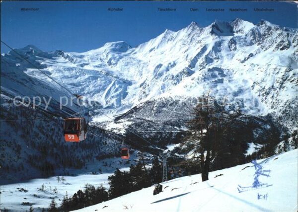 Seilbahn Saas Grund Kreuzboden