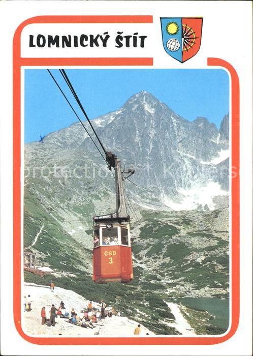 Seilbahn Lomnicky Stit Vysoke Tatry Hohe Tatra