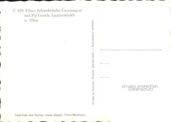 Seilbahn Cassonsgrat Piz Grisch Laaxerstöckli Fl – Bild 2