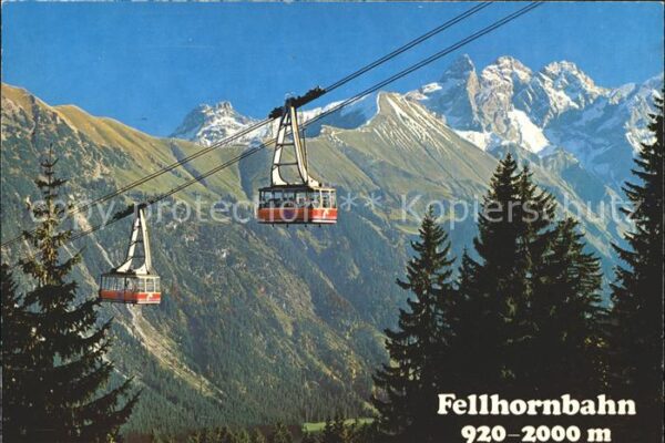Seilbahn Fellhorn Oberstdorf Allgäu