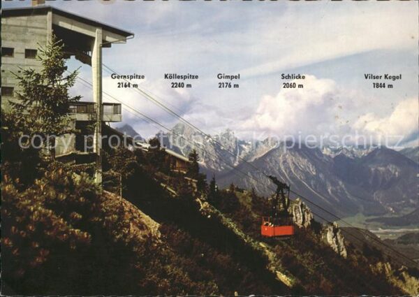 Seilbahn Tegelberg Tiroler Hochgebirge