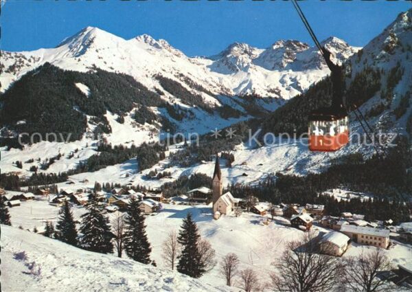 Seilbahn Walmendingerhorn Kuhgehrenspitze Mittel