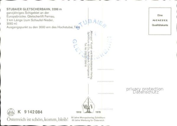 Seilbahn Stubaier Gletscherbahn Gletscherlift Fe – Bild 2