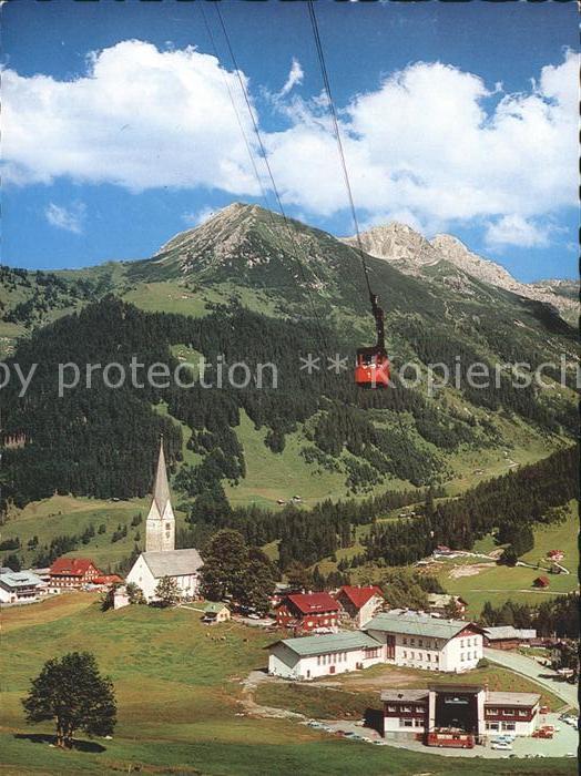 Seilbahn Walmendingerhorn Mittelberg Kleinwalser