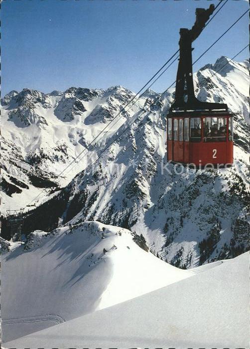Seilbahn Walmendingerhorn Schafalpen Zwölferkopf