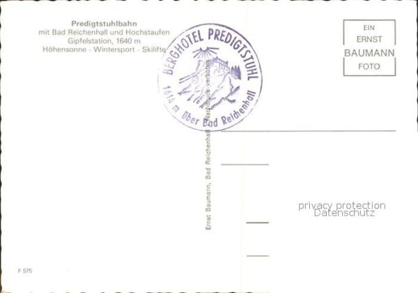 Seilbahn Predigtstuhlbahn Bad Reichenhall Hochst – Bild 2