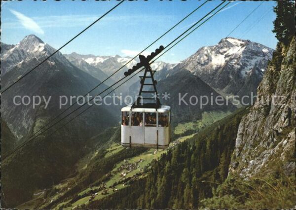 Seilbahn Penkenbahn Mayrhofen Zillertal Tirol Ha