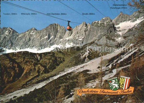 Seilbahn Dachsteinsüdwand Gletscherbahn Ramsau