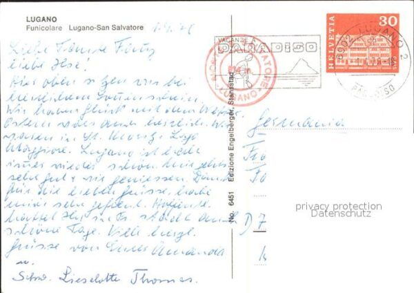 Zahnradbahn Funicolare Lugano San Salvatore – Bild 2