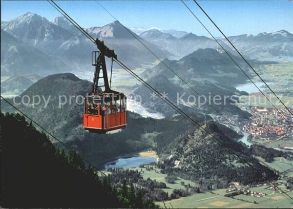 Seilbahn Tegelbergbahn Schwangau Füssen Brentenj