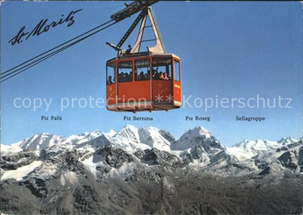 Seilbahn Corviglia-Piz Nair St. Moritz Berninagr