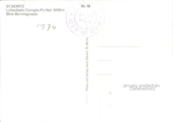 Seilbahn Corviglia-Piz Nair St. Moritz Berninagr – Bild 2