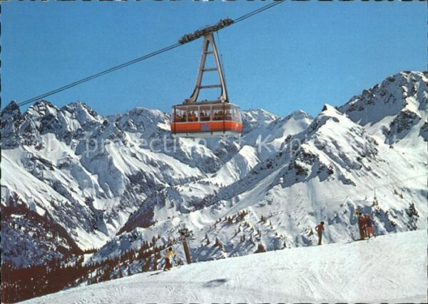 Seilbahn Fellhorn Oberstdorf-Birgsautal Allgäu