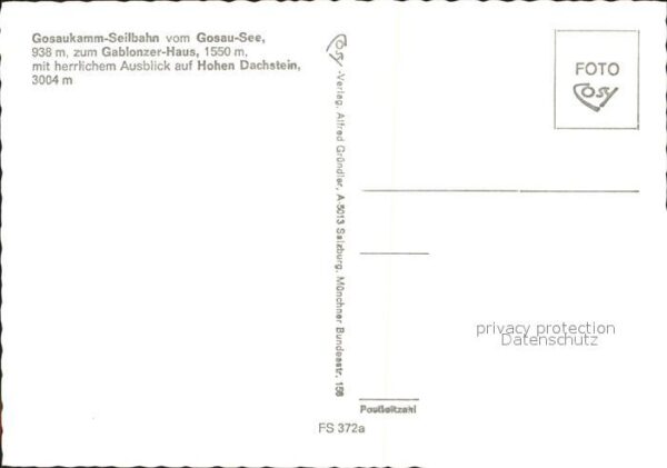 Seilbahn Gosaukamm Gosau-See Gablonzer-Haus Hohe – Bild 2
