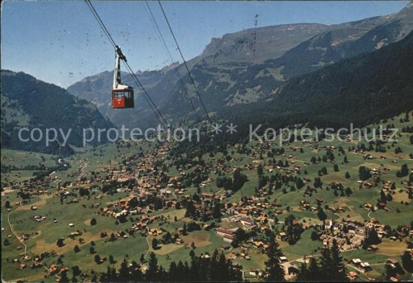 Seilbahn Pfingstegg Schynige Platte Grindelwald