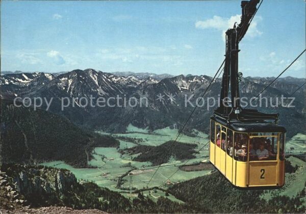 Seilbahn Rothwand Miesing Spitzingsee