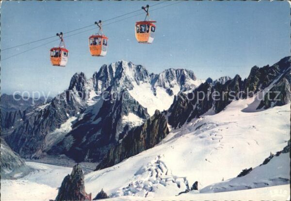 Seilbahn Aiguille du Midi Chamonix Mont Blanc
