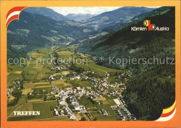 Treffen Ossiacher See Kaernten Fliegeraufnahme