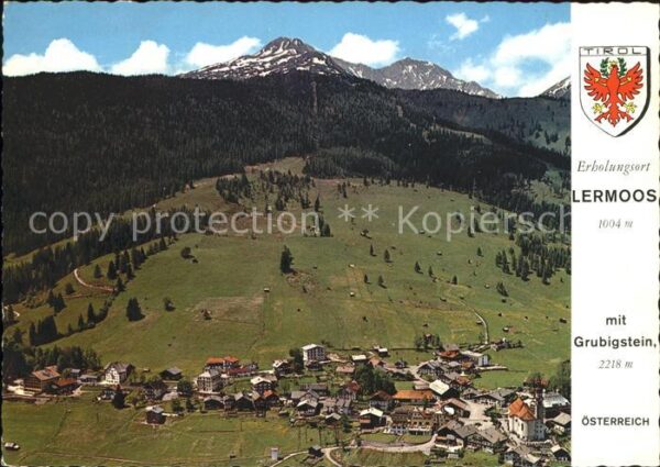 Lermoos Tirol Grubigstein Fliegeraufnahme