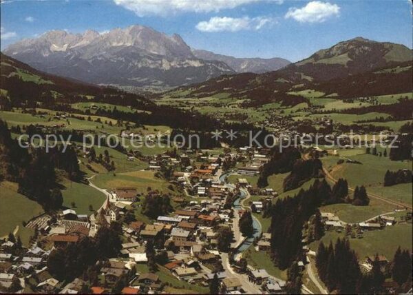Fieberbrunn Tirol Fliegeraufnahme