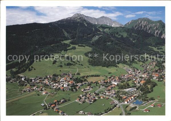 Lermoos Tirol Grubigstein Fliegeraufnahme