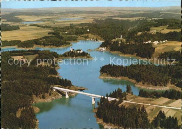 Peygarten-Ottenstein Stausee Ottenstein Fliegeraufnahme