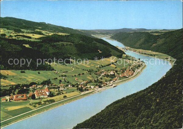 Engelhartszell Donau Oberoesterreich Fliegeraufnahme