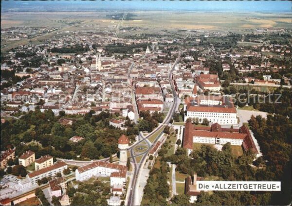 Wiener Neustadt Allzeitgetreue Fliegeraufnahme