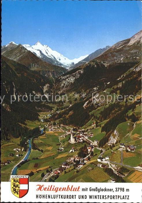 Heiligenblut Kaernten Grossglockner Fliegeraufnahme