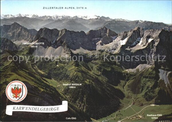 Karwendel Zillertaler Alpen Rasthaus Eng Fliegera