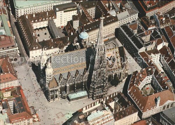 Wien Stephansdom Fliegeraufnahme