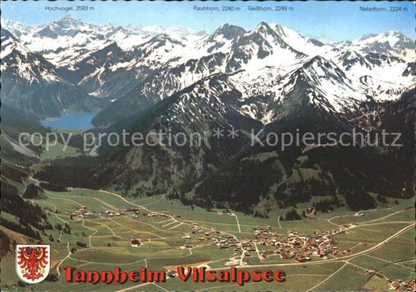 Tannheim Tirol Vilsalpsee Rauhorn Geisshorn Nebelhorn