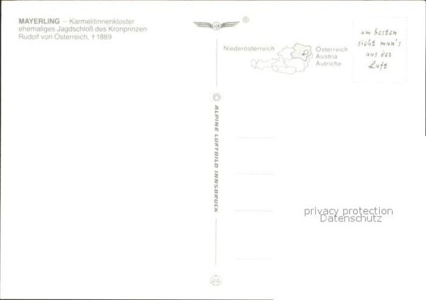 Mayerling Baden Karmelitinnenkloster Fliegeraufnahme – Bild 2