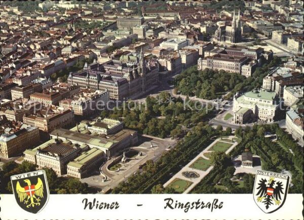 Wien Ringstrasse Parlament Rathaus Universit