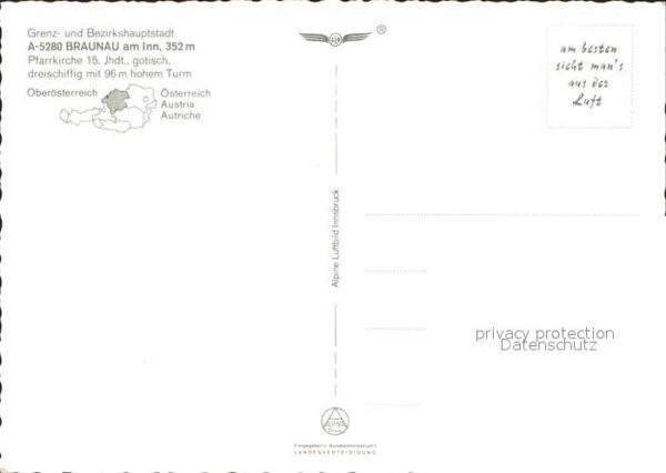 Braunau Inn Oberoesterreich Fliegeraufnahme – Bild 2