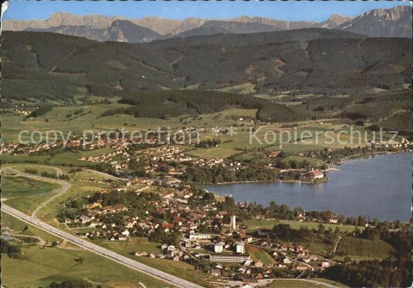 Seewalchen Attersee Schörfling Kammer Höllengebirge Flieger