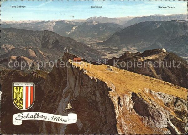 Schafberg Salzkammergut Fliegeraufnahme Schafbergspitze Schutzh