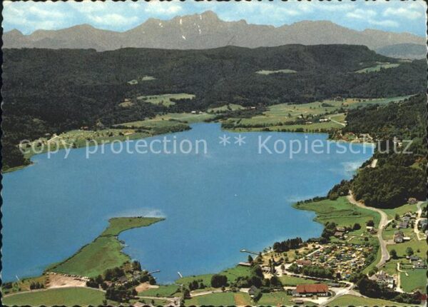 Keutschach See Mittagskogel Fliegeraufnahme